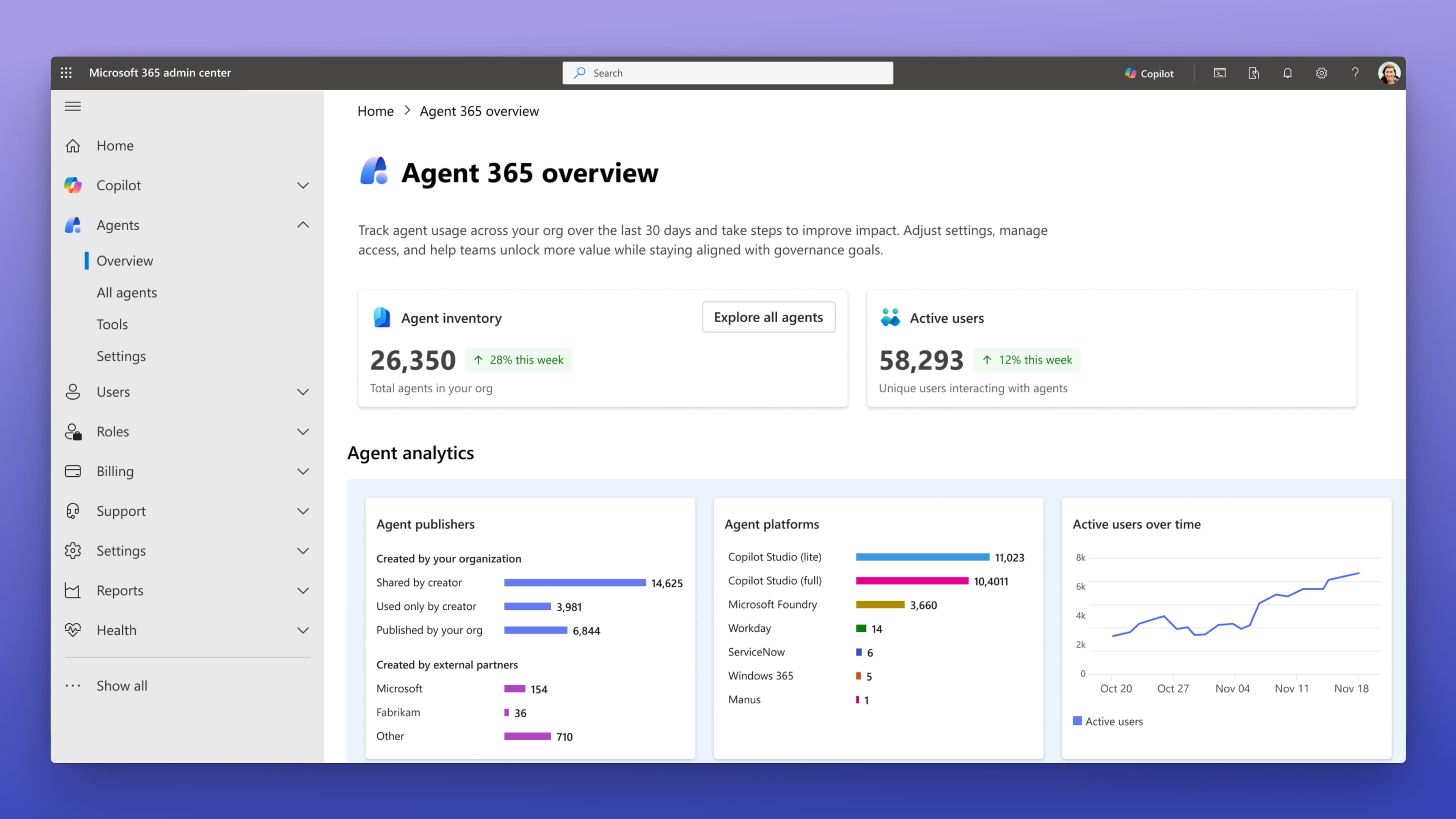 Agent 365 screenshot