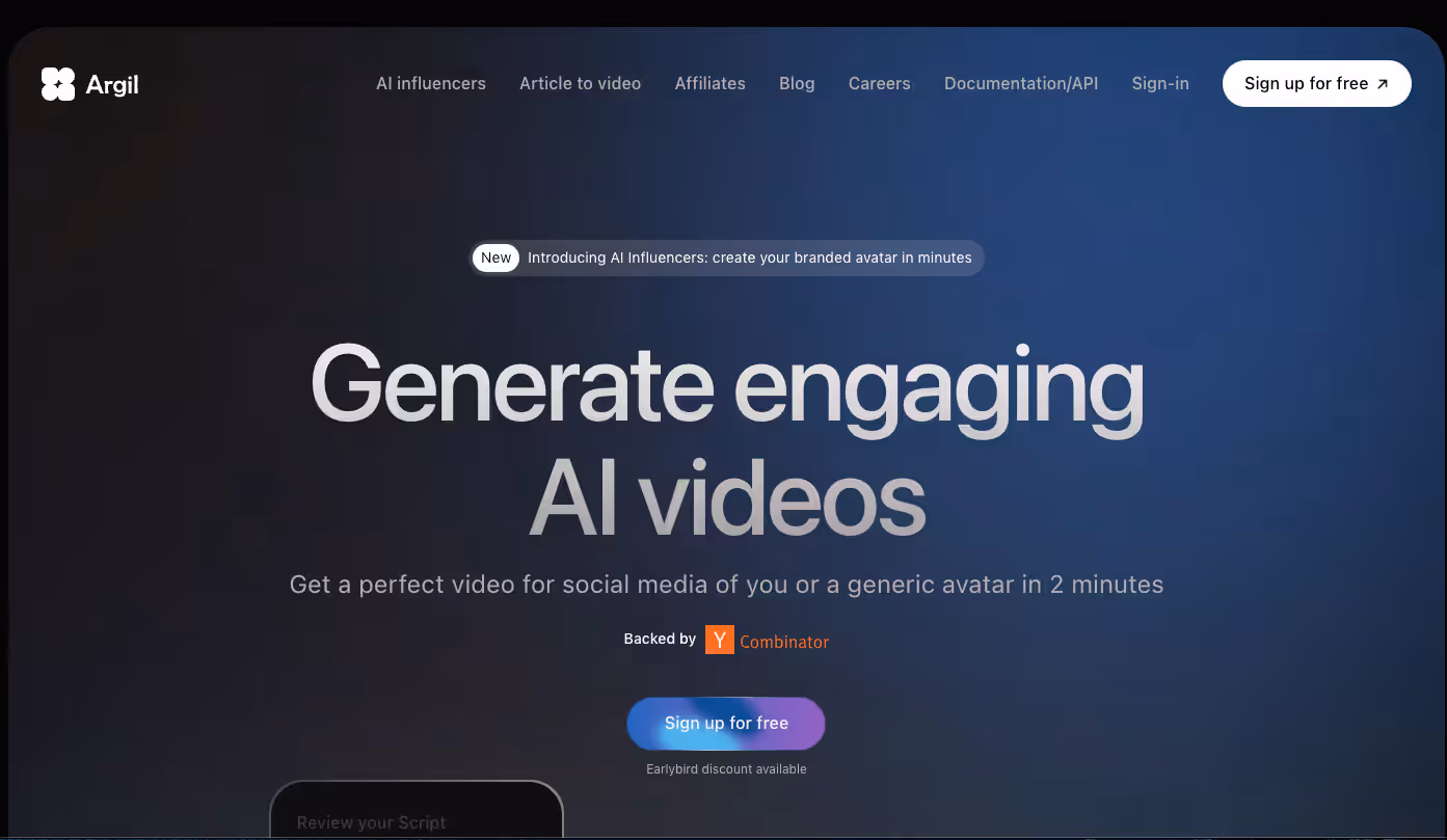 Argil screenshot