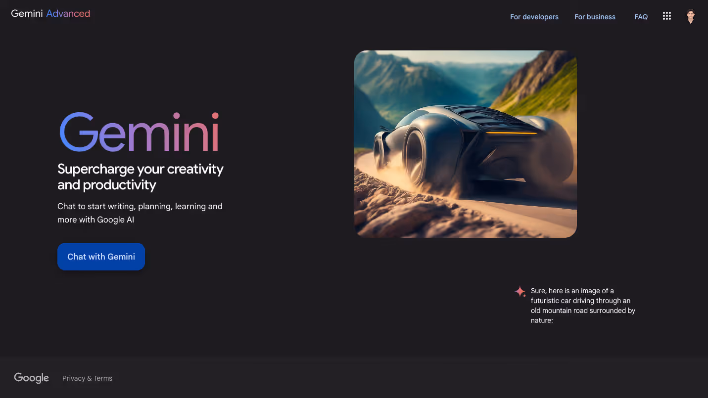 Gemini screenshot