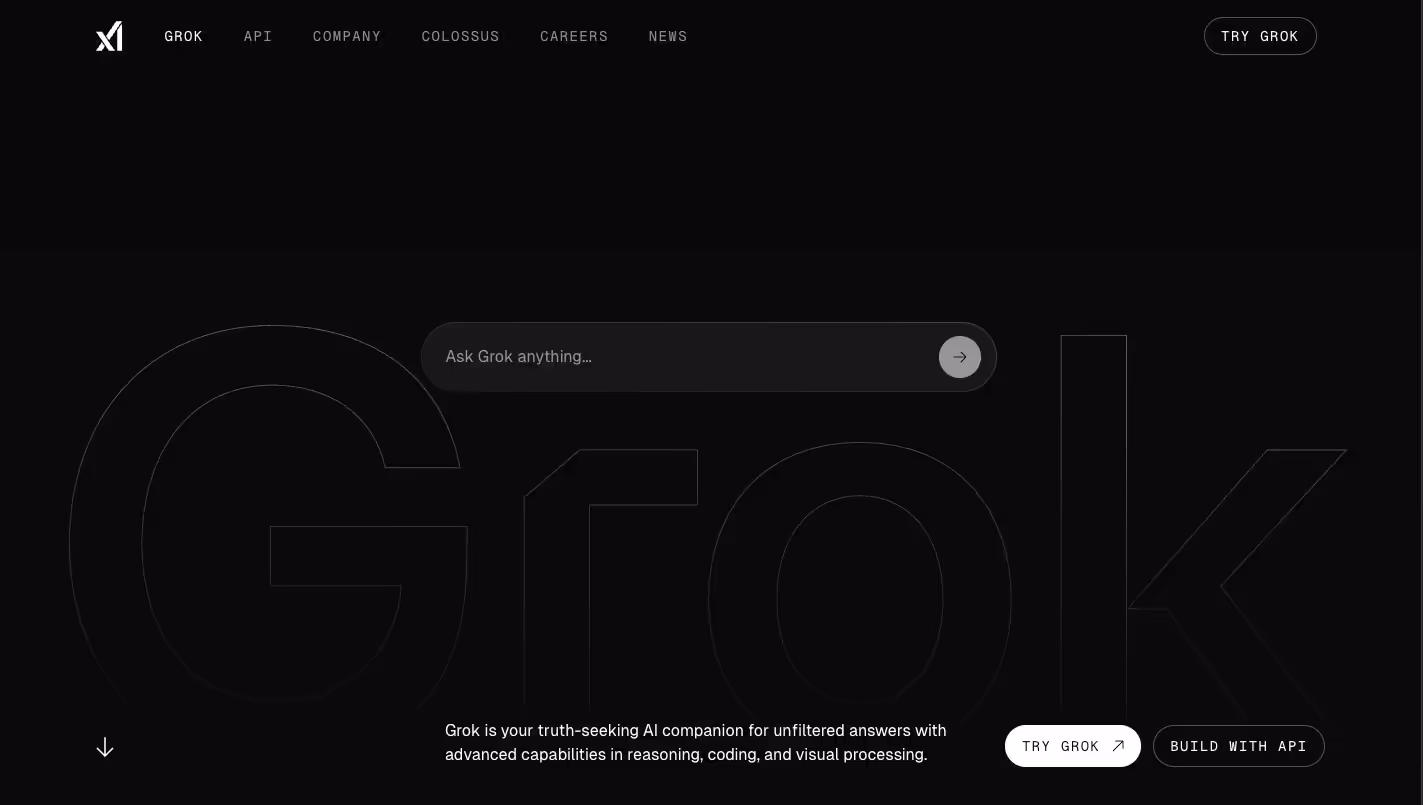 Grok screenshot