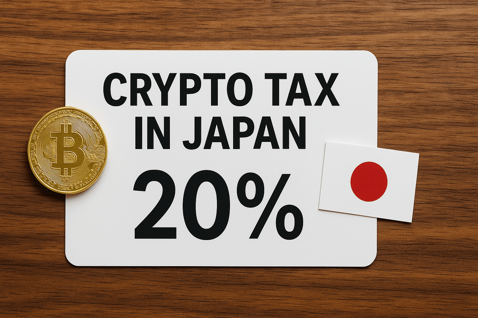 Japan's 20% flat crypto Tax