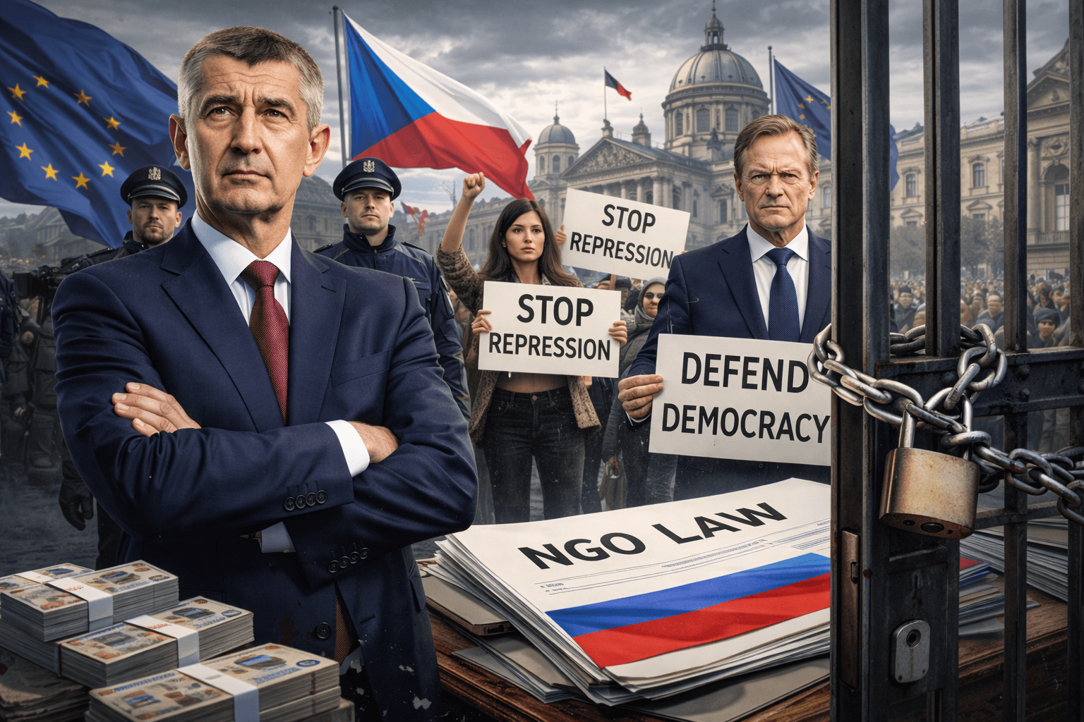 Czech Government Faces Backlash Over Proposed “Russian-Style” NGO Law