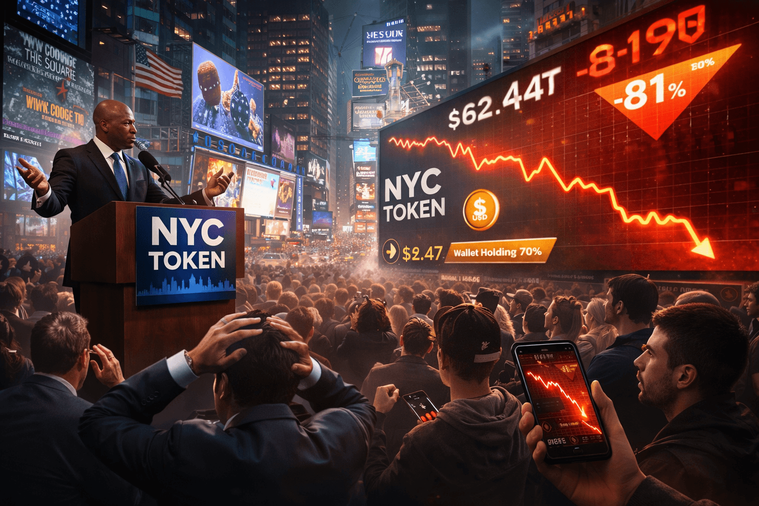 The Rise and Fall of the NYC Token A Political Crypto Gamble that Crashed Hard