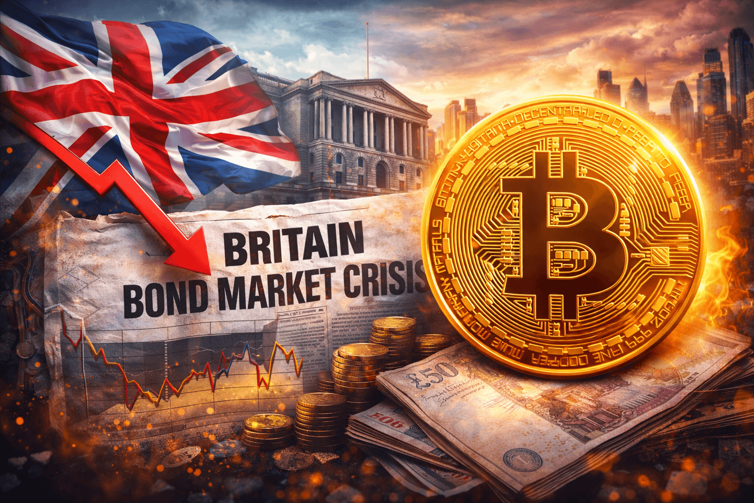Britain’s Bond Panic Is Quietly Making The Case For Bitcoin Again