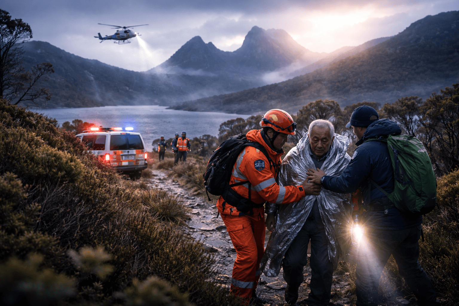 Missing Tourist Found After Overnight Ordeal at Cradle Mountain