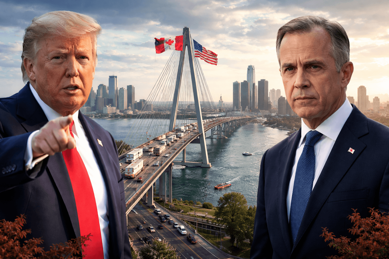 Canada and the United States in a Bridge-Built Standoff